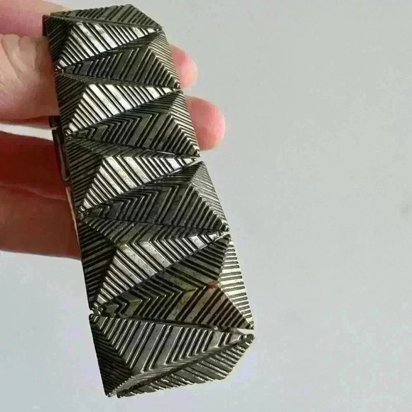 Triangle Aztec Chucky Brown Art to Wear  Bracelet Jewelry Accessory Boho - Picture 5 of 9